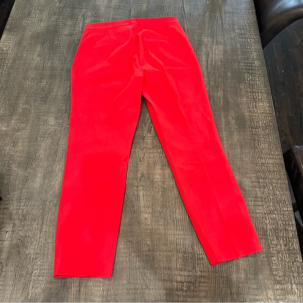 J. Crew Martie Red pants size 6